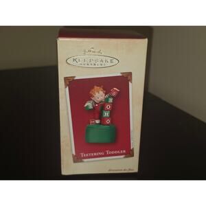 Hallmark Keepsake Teetering Toddler Christmas Ornament‎ 2002